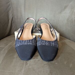 Stylish Black Slingback Women's Shoes